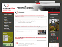 Tablet Screenshot of euskarabidea.es
